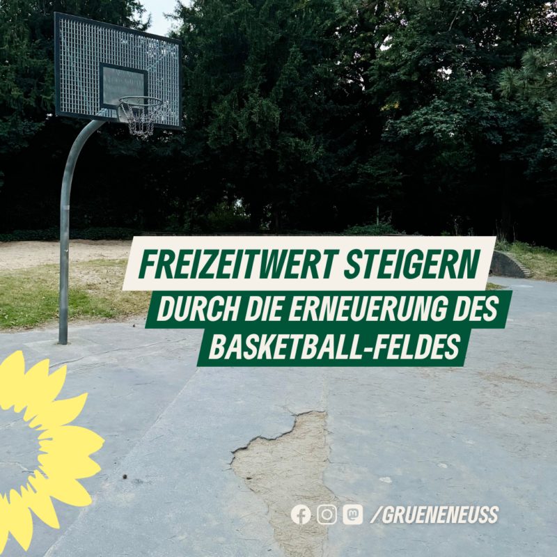 SPD & Grüne wollen Basketball-Feld im Stadtgarten verbessern